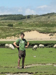 SX07959 Wouko on bank of Ogmore River framed my sheep.jpg